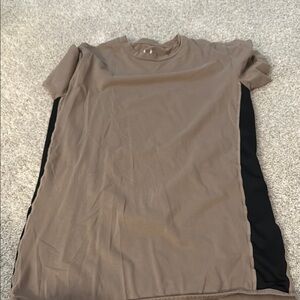 Men's Brown and Black Shirt